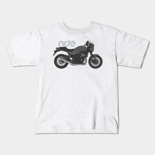 Ride rs cafe grey Kids T-Shirt